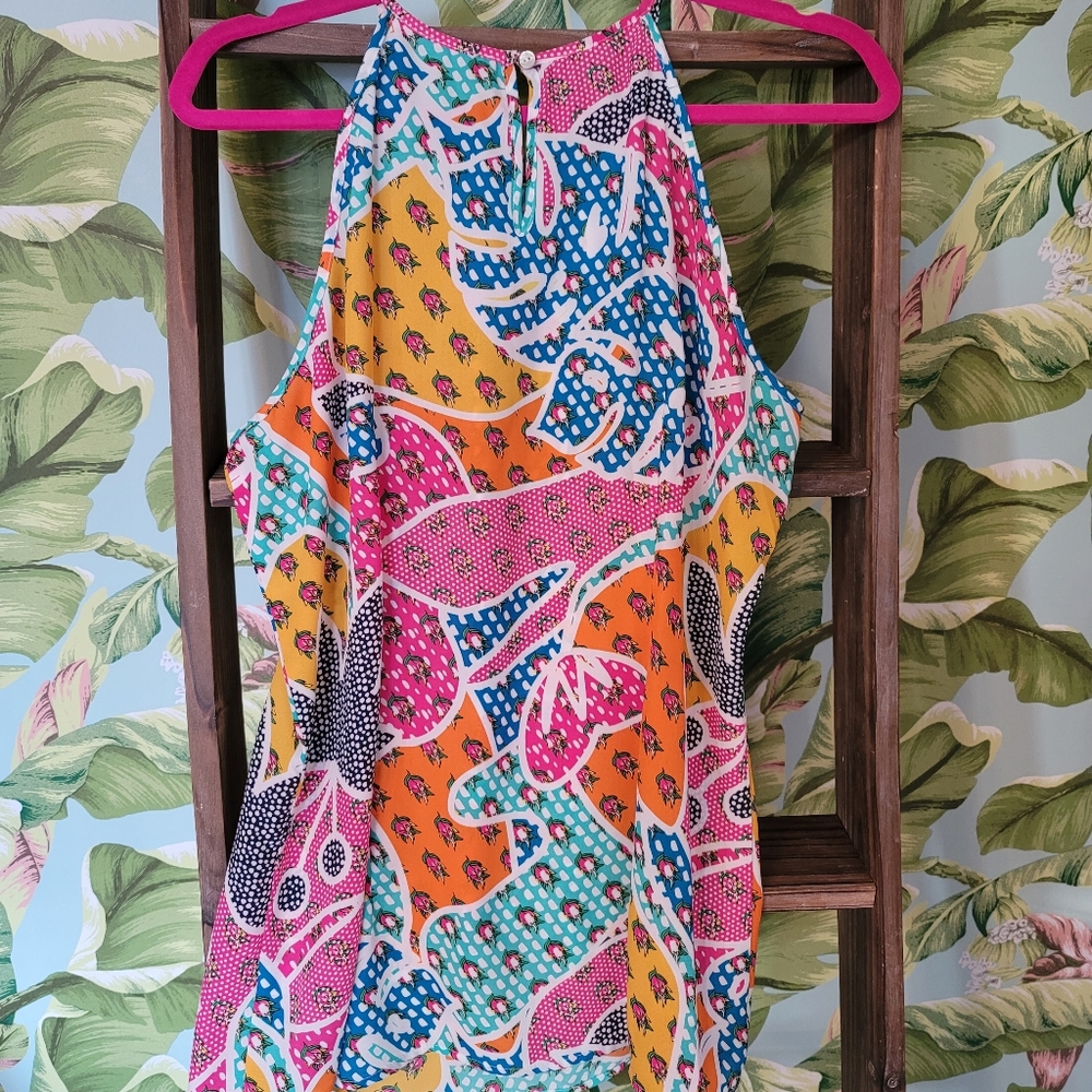 L Mod Patchwork Halter *chefs kiss*
